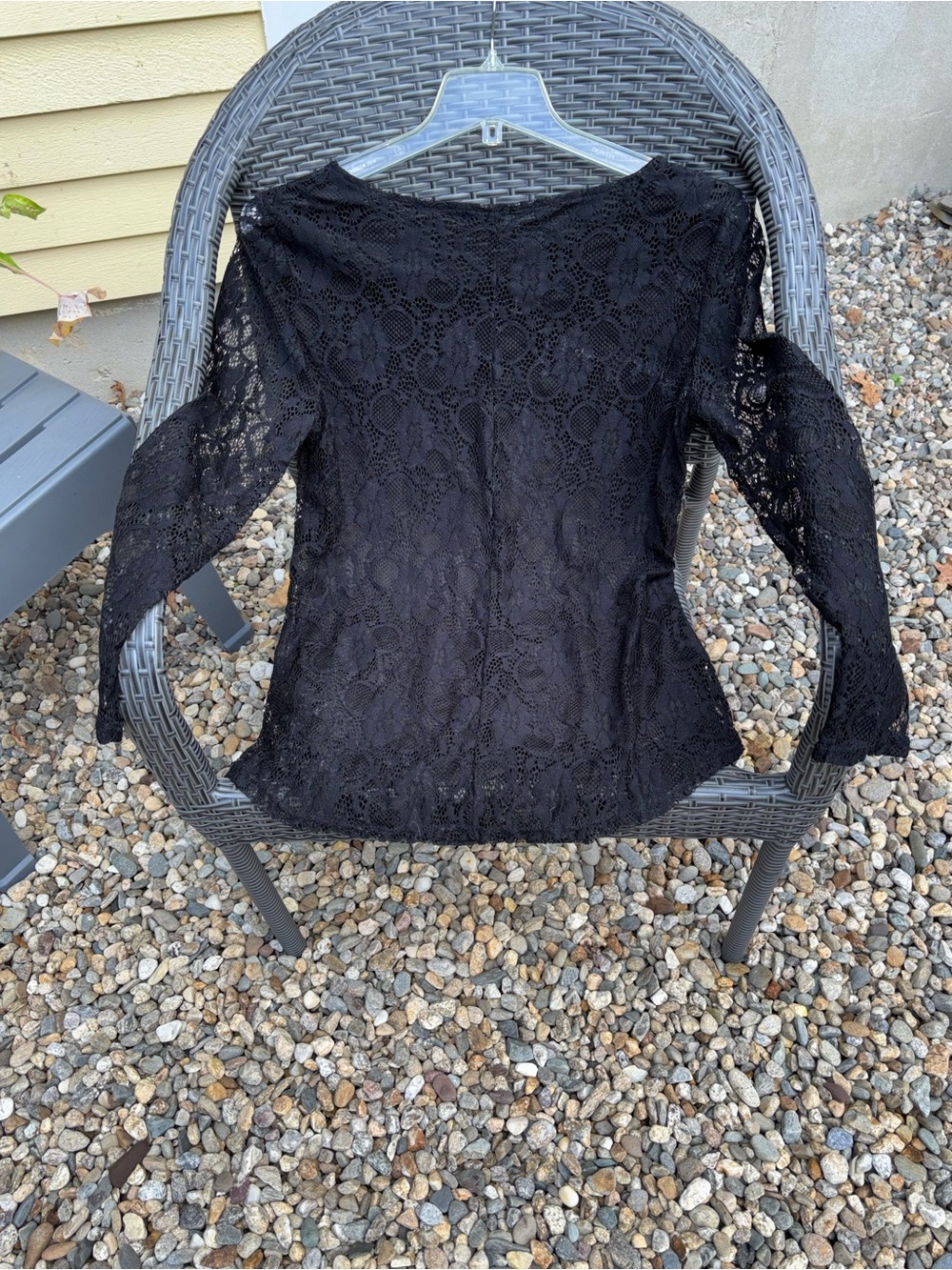 Midnight Soiree Lace Swan-Neck Tunic
